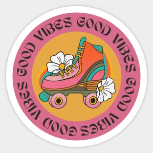 Good Vibes Rollers Sticker